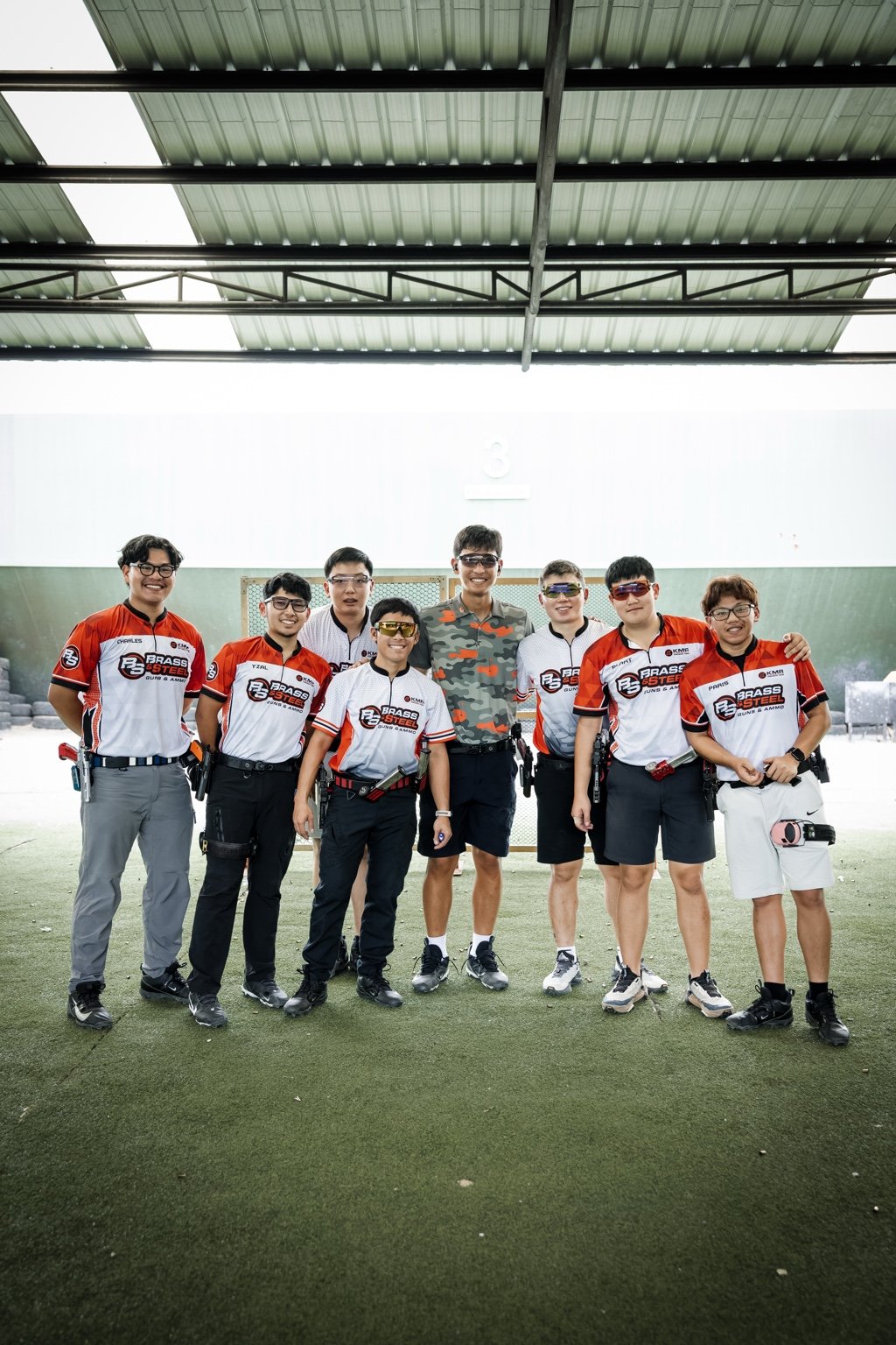 Brass & Steel team at the range