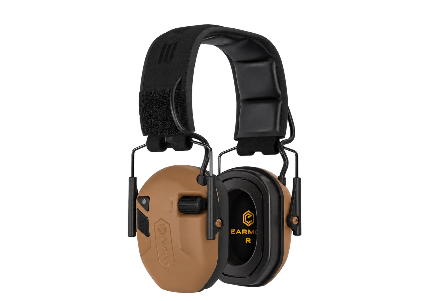 EARMOR M300T Bluetooth Hearing Protection Earmuffs - Brown