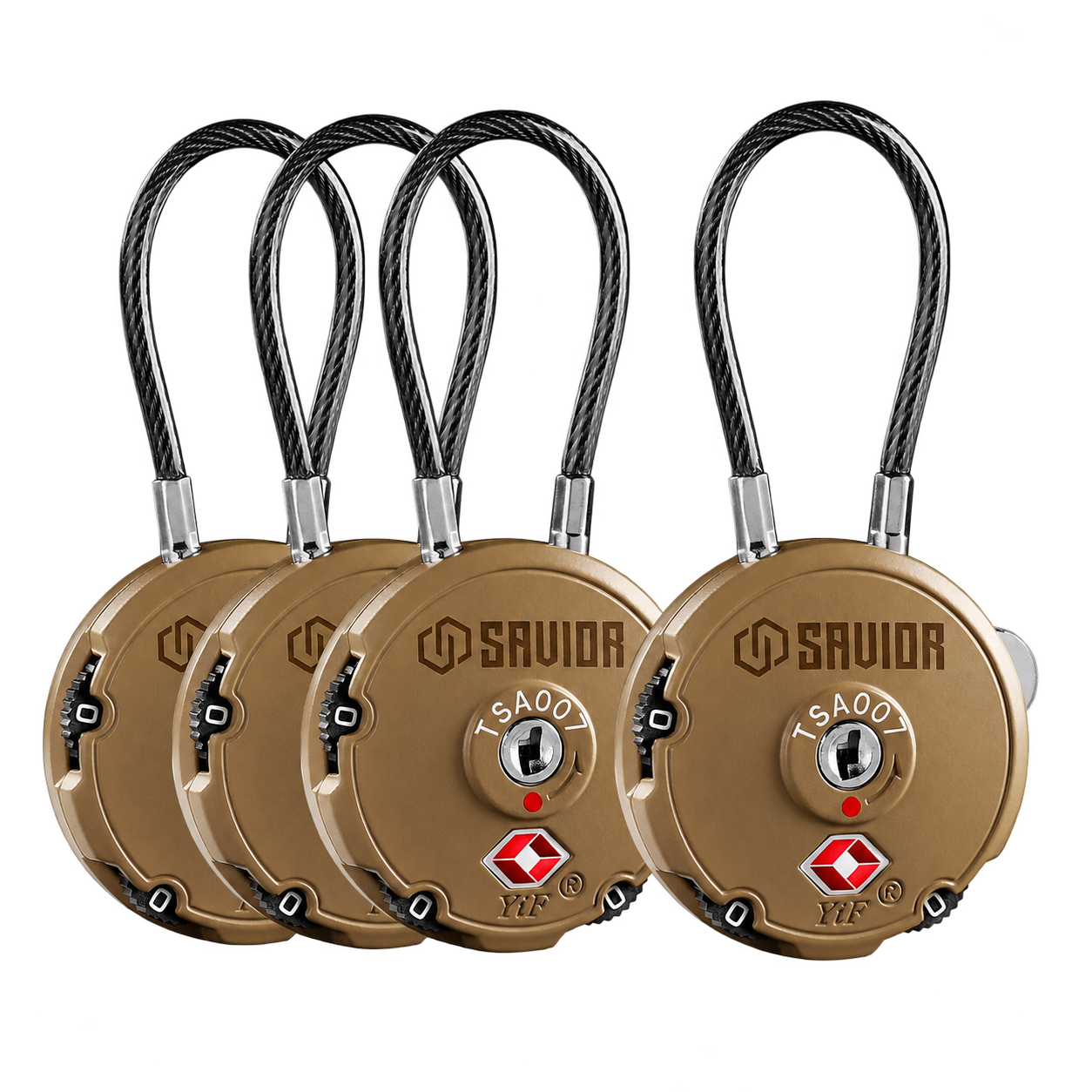 Savior Equipment 3-Digit Combination Cable Lock