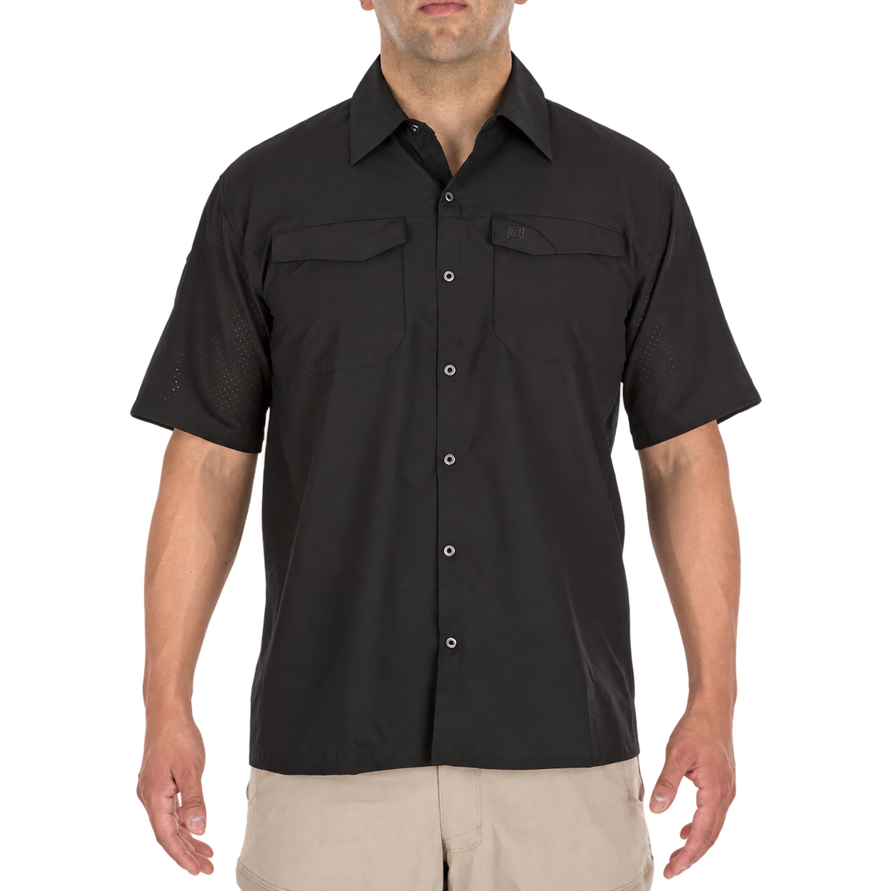 5.11 Freedom Flex Short Sleeve Shirt - Black, Medium